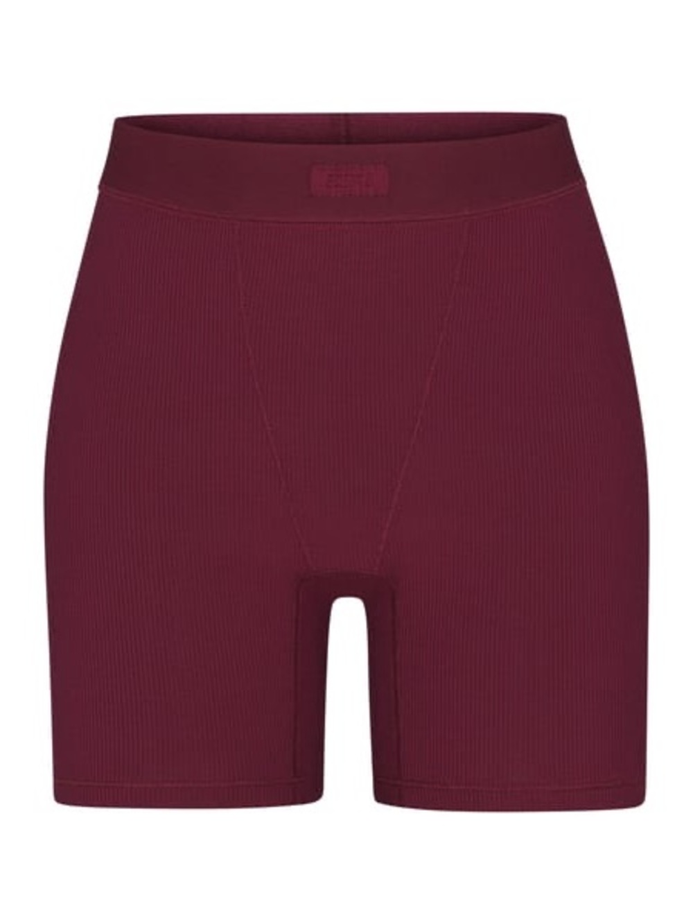 SKIMS SOFT LOUNGE BOXER LIMITED EDITION: WINE SMALL